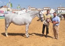 CHIRIVIA DE RAMOS CAMPEONA DEL CONCURSO. ENTREGA EL PREMIO ROMUALDO GARCIA ALCALDE DEL EXCMO AYUTO DE GINES. PG